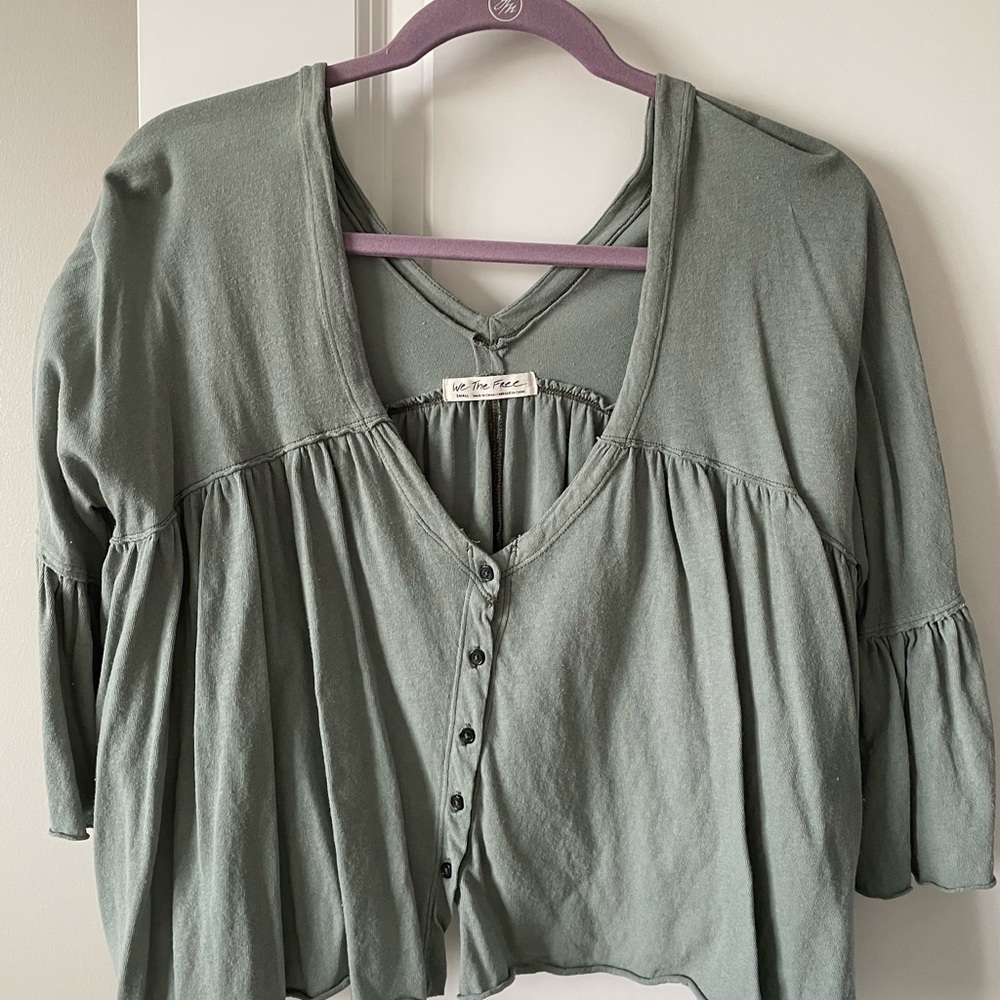 Cropped Free People shirt